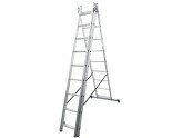 Aluminiowa drabina trzysekcyjna TRIOMAX VIRASTAR 3x9  №1