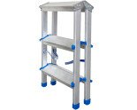 Dwustronna drabina aluminiowa VIRASTAR GORA 2x3 stopnie  №1