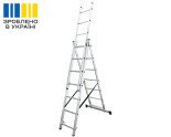 Aluminum three-section ladder TRIOMAX VIRASTAR 3x7 steps  Photo№39323