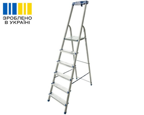 Drabina aluminiowa jednostronna 6 stopni VIRASTAR NOVA PLUS