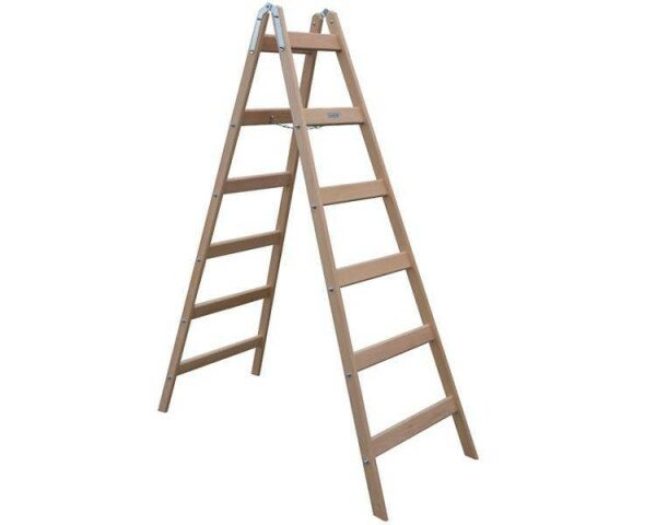 Drewniana budowlana drabina szczudła VIRASTAR STEPPER 2x6