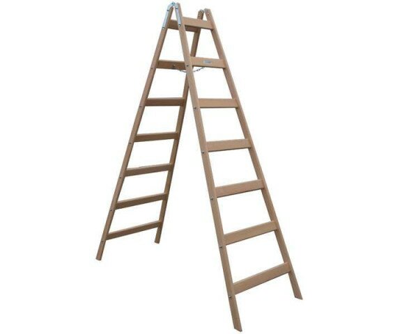 Drewniana budowlana drabina szczudła VIRASTAR STEPPER 2x7