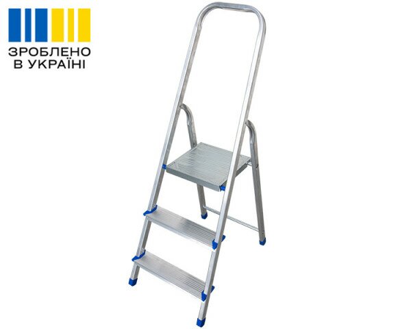 Aluminiowa drabina jednostronna 3 stopnie VIRASTAR NOVA