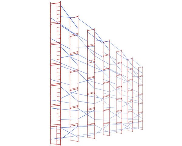 Set of frame scaffolding 14x18 (M) VIRASTAR