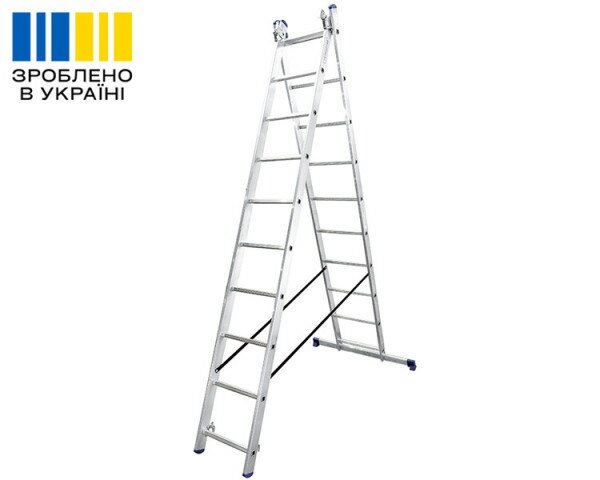 iniowa dwuczęściowa drabina DUOMAX VIRASTAR 2x10 stopni