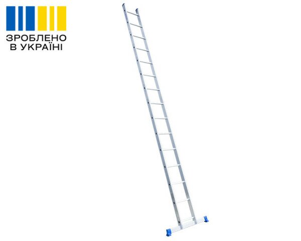 Алюмінієва односекційна драбина UNOMAX VIRASTAR 15 сходинок