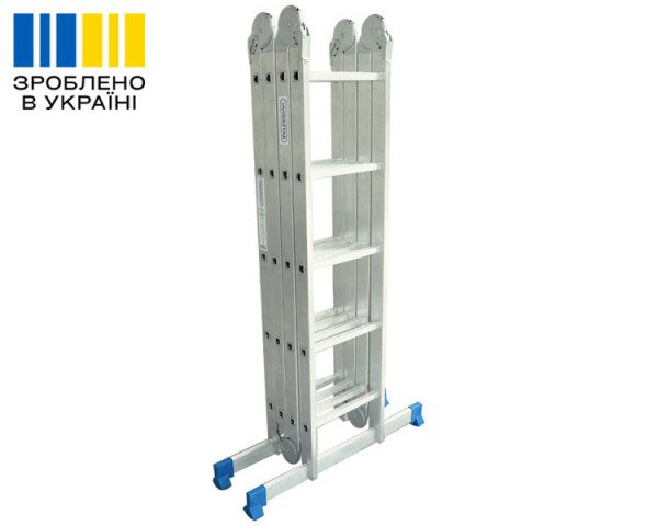Многофункциональная шарнирная лестница-стремянка VIRASTAR TRANSFORMER 4x5 ступеней